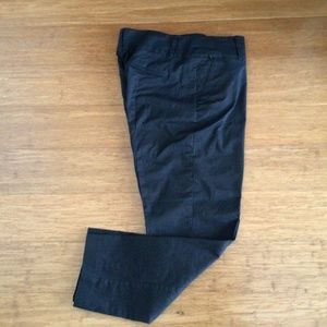 Ann Taylor Black cotton pants size 10 tall